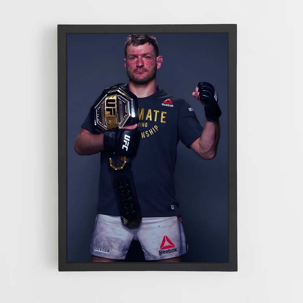 Poster Champion des Octogones – affiche MMA (vue 2)